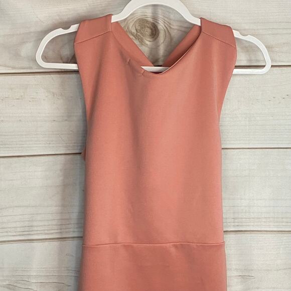 Boohoo Petite Mauve Sleeveless Bodycon Dress Size 10 - Picture 2 of 7